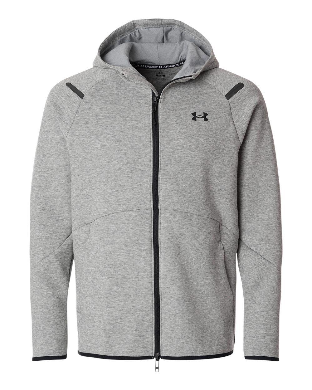 Under Armour Mens Unstoppable Fleece Full Zip in Mod Grey/Black