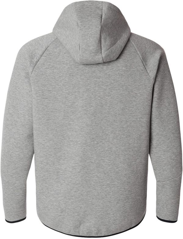 Am image of a Custom Under Armour Mens Unstoppable Fleece Full Zip in Mod Grey/Black!