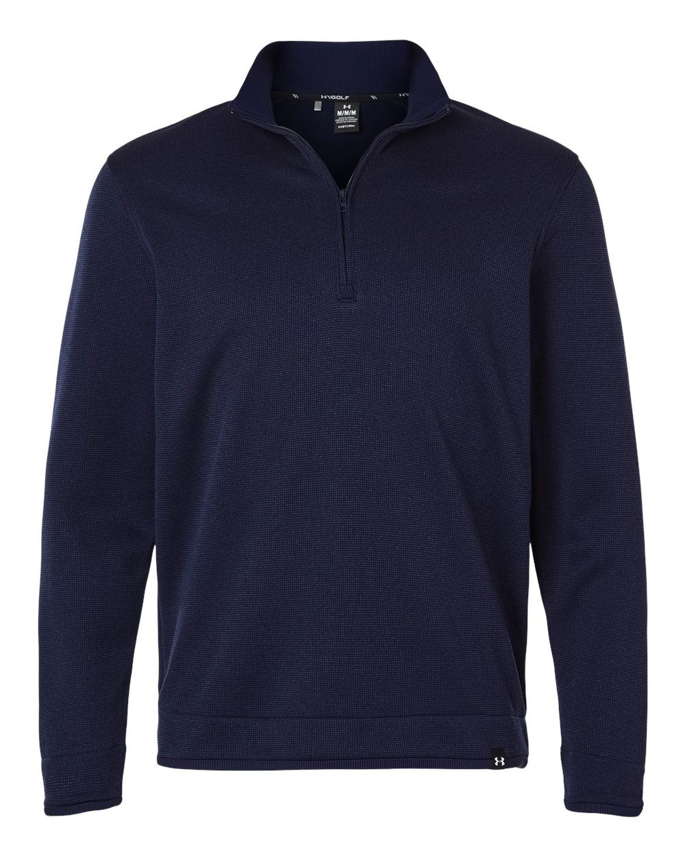 Under Armour Storm Sweater Fleece Quarter Zip Pullover in Midnight Navy/White