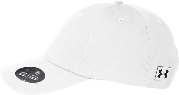 An image of a Custom Under Armour Team Chino Hat in White!