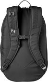Am image of a Custom Under Armour Team Hustle Backpack in Black!