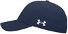 An image of a Custom Under Armour Unisex Team Blitzing Cap in Midnight Navy/White!