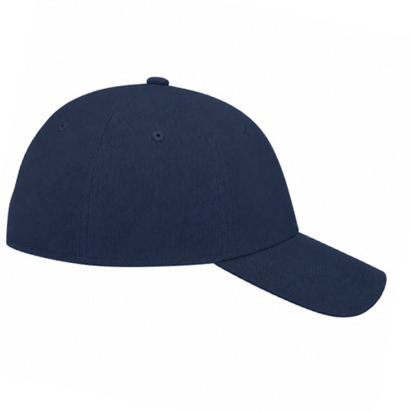 An image of a Custom Under Armour Unisex Team Blitzing Cap in Midnight Navy/White!