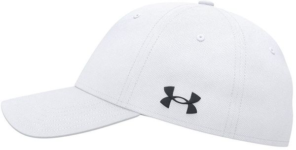 An image of a Custom Under Armour Unisex Team Blitzing Cap in White/Black!
