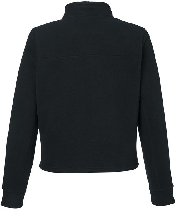 Am image of a Custom Under Armour Womens Expanse Fleece Half Zip in Black!