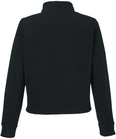 Am image of a Custom Under Armour Womens Expanse Fleece Half Zip in Black!