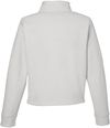 Am image of a Custom Under Armour Womens Expanse Fleece Half Zip in Sum White!