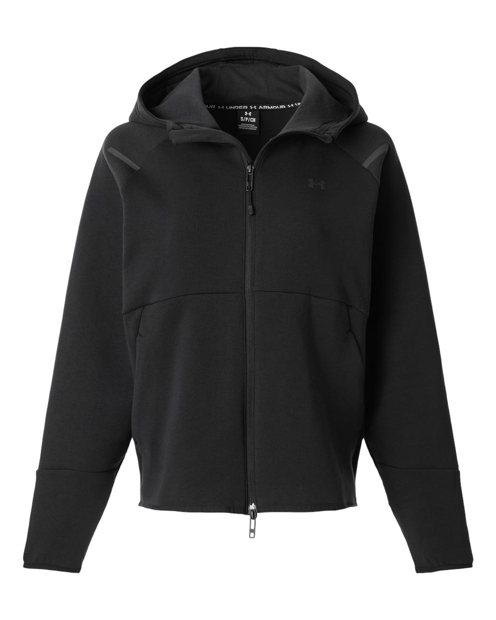 Under Armour Womens Unstoppable Fleece Full Zip in Black