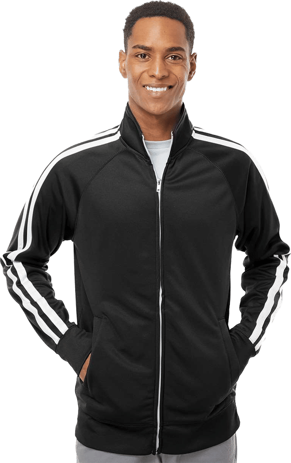 An image of a Custom Unisex Poly Tech Full Zip Track Jacket!