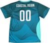 Am image of a Custom Sublimated Youth V Neck Jersey in Essential!