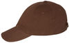 An image of a Custom Valucap Adult Bio Washed Classic Dad's Cap in Brown!