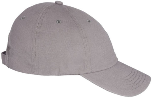 An image of a Custom Valucap Adult Bio Washed Classic Dad's Cap in Grey!