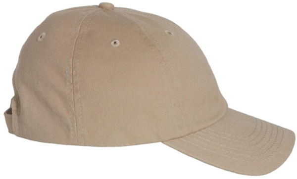 An image of a Custom Valucap Adult Bio Washed Classic Dad's Cap in Khaki!