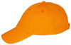 An image of a Custom Valucap Adult Bio Washed Classic Dad's Cap in Neon Orange!