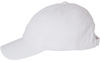 An image of a Custom Valucap Adult Bio Washed Classic Dad's Cap in White!
