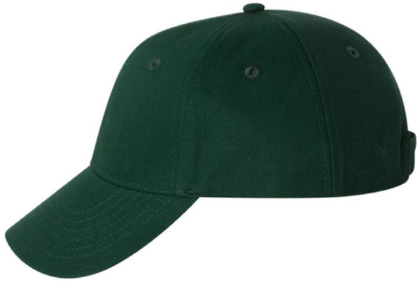 An image of a Custom Valucap Chino Cap in Forest!