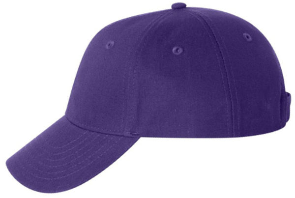 An image of a Custom Valucap Chino Cap in Purple!