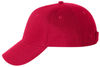 An image of a Custom Valucap Chino Cap in Red!