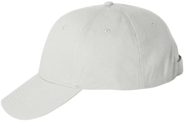 An image of a Custom Valucap Chino Cap in White!