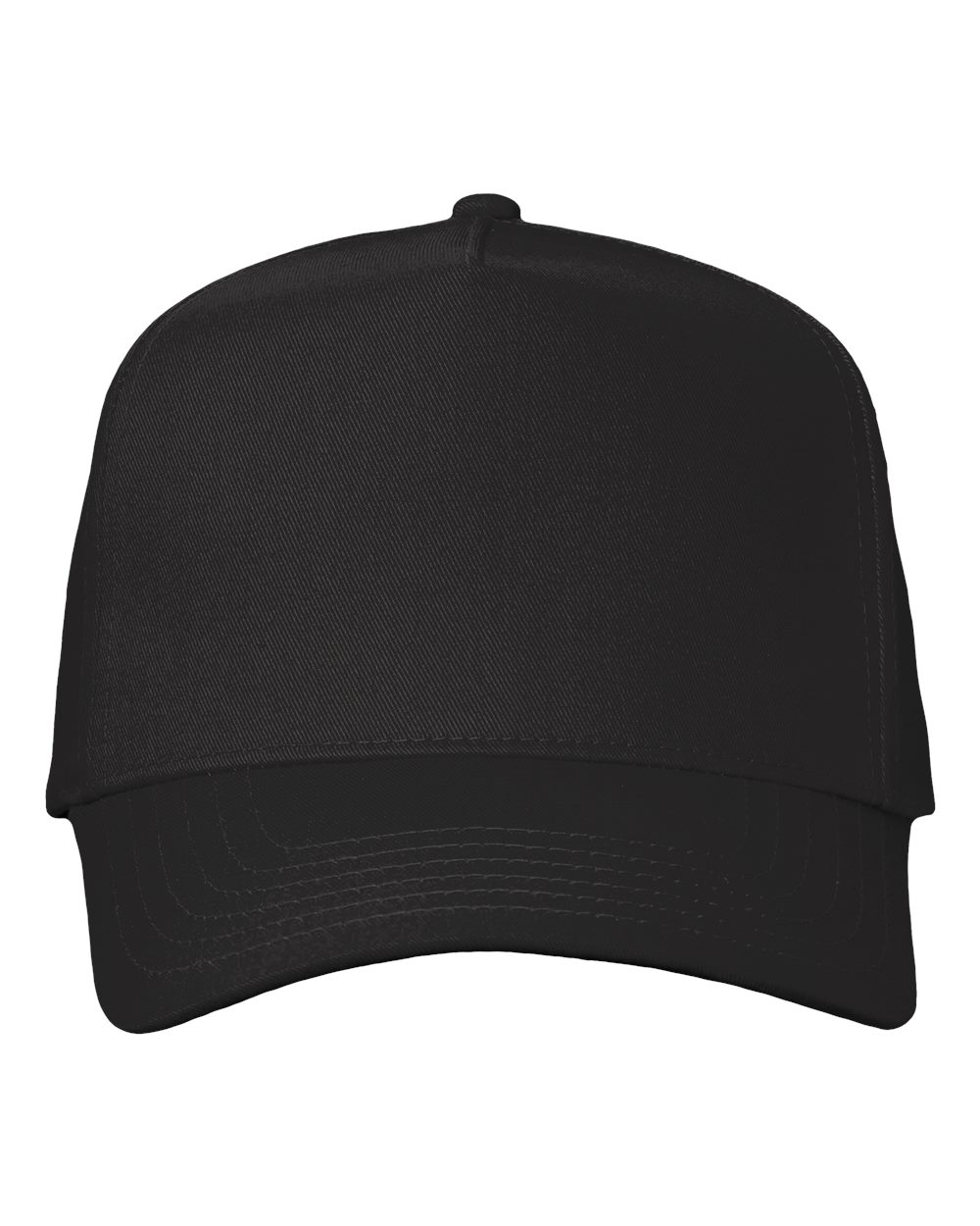 Valucap Five Panel Cap in Black