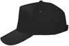 An image of a Custom Valucap Five Panel Cap in Black!