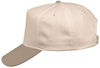 An image of a Custom Valucap Five Panel Cap in Khaki!