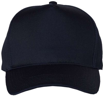 Am image of a Custom Valucap Five Panel Cap in Navy!