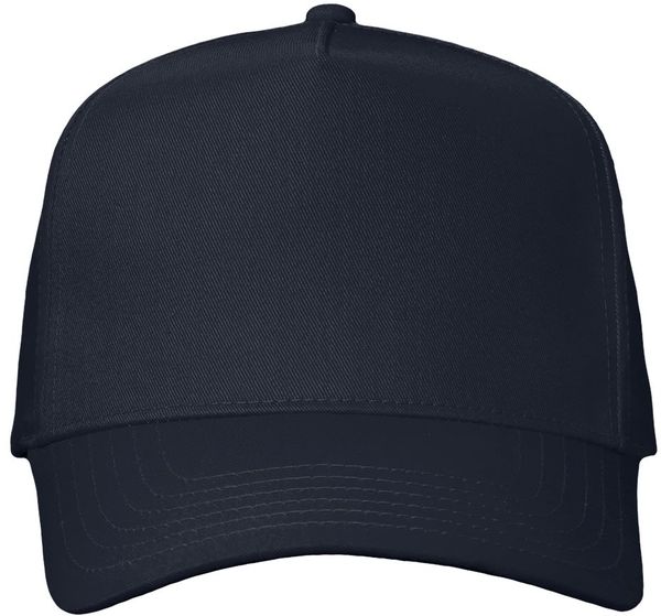 An image of a Custom Valucap Five Panel Cap in Navy!