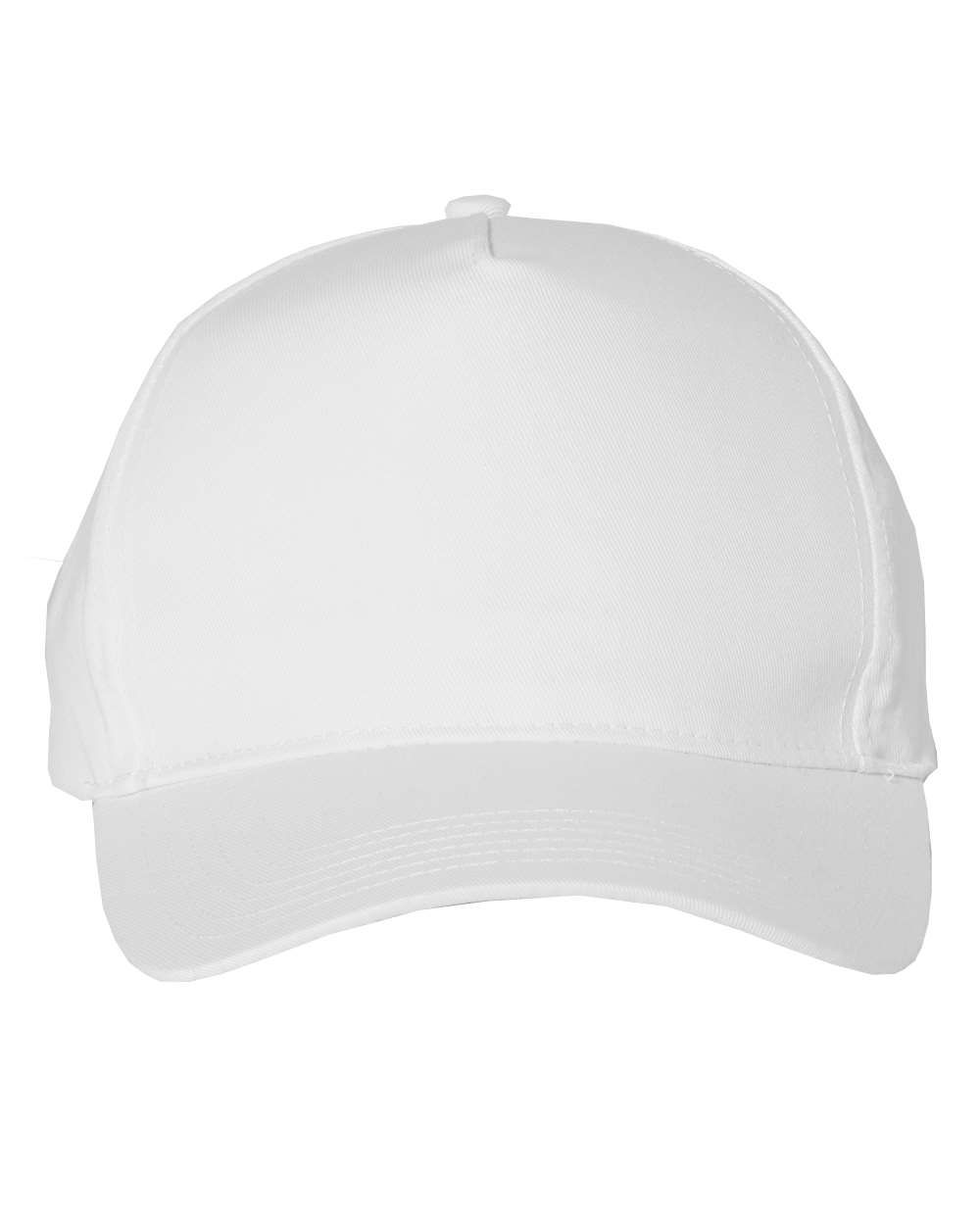 Valucap Five Panel Cap in White