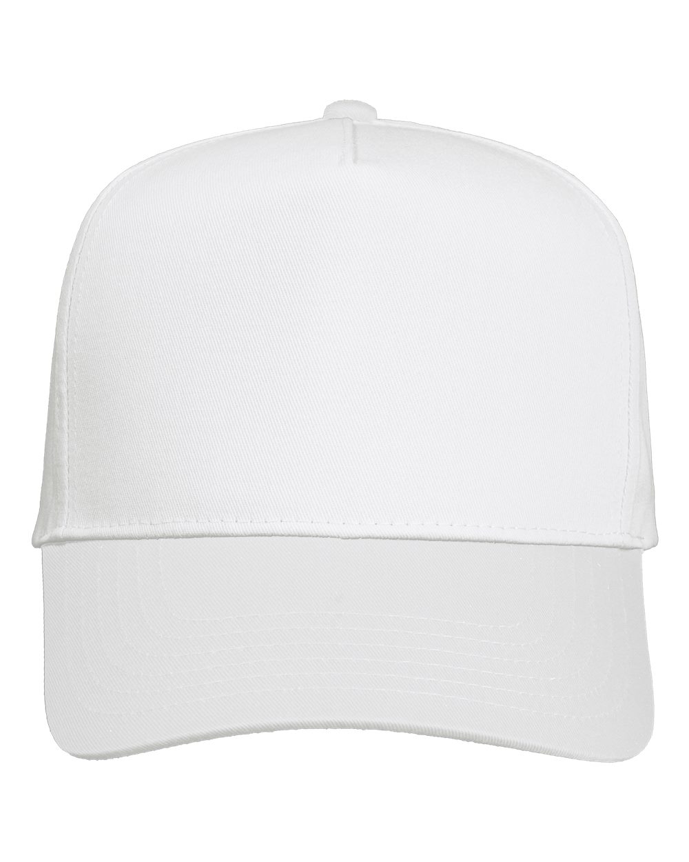 Valucap Five Panel Cap in White