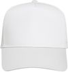 An image of a Custom Valucap Five Panel Cap in White!