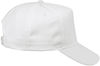 An image of a Custom Valucap Five Panel Cap in White!