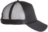 An image of a Custom Valucap Foam Mesh Back Trucker Cap in Black/black!