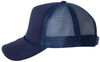 An image of a Custom Valucap Foam Mesh Back Trucker Cap in Navy/navy!