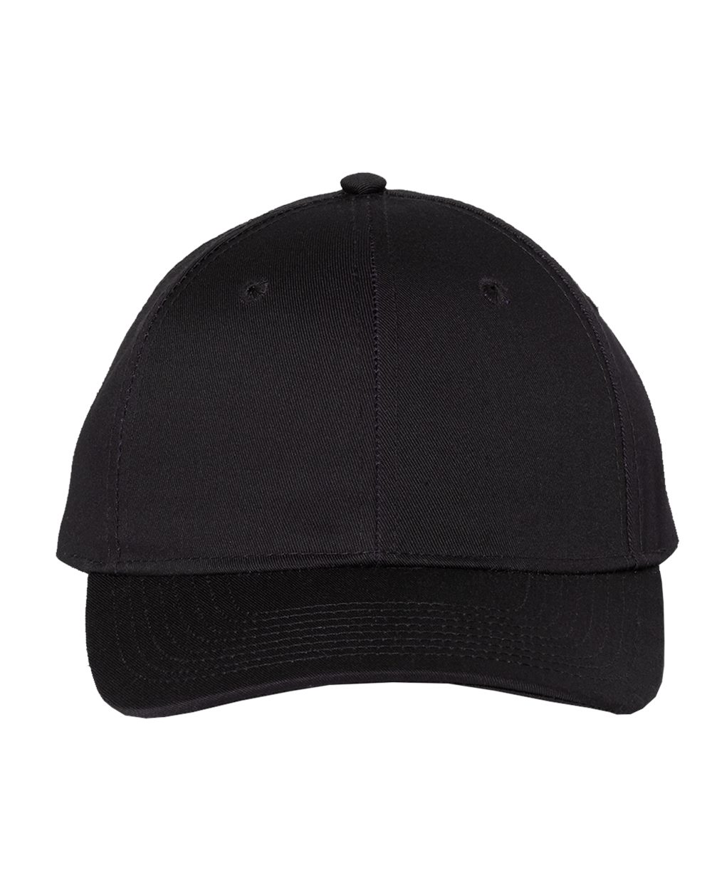 Valucap Lightweight twill Cap in Black