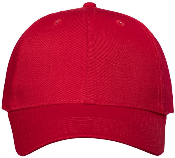 An image of a Custom Valucap Lightweight twill Cap in Red!