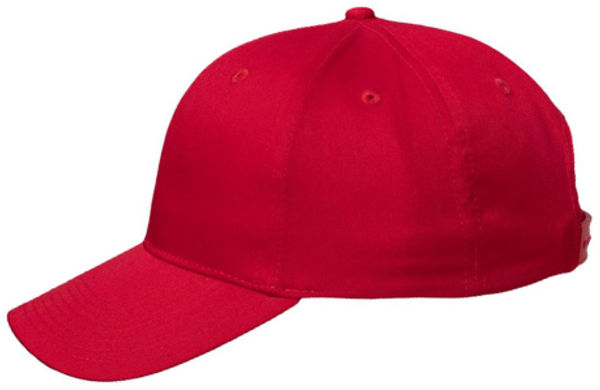 An image of a Custom Valucap Lightweight twill Cap in Red!