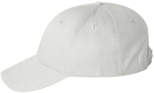 An image of a Custom Valucap Lightweight twill Cap in White!