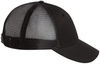An image of a Custom Valucap Mesh Back Trucker Cap in Black!