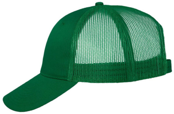 An image of a Custom Valucap Mesh Back Trucker Cap in Kelly!