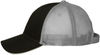 An image of a Custom Valucap Sandwich Trucker Cap in Black/Grey!