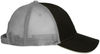 An image of a Custom Valucap Sandwich Trucker Cap in Black/Grey!
