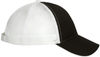 An image of a Custom Valucap Sandwich Trucker Cap in Black/White!