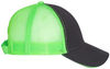 An image of a Custom Valucap Sandwich Trucker Cap in Charcoal/Neon Green!