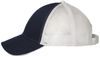 An image of a Custom Valucap Sandwich Trucker Cap in Navy/White!