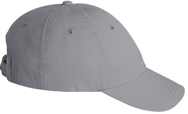 An image of a Custom Valucap Small Fit Bio Washed Dad's Cap in Grey!