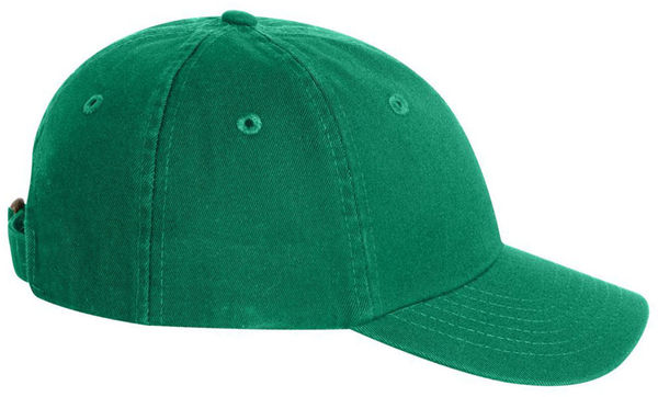 An image of a Custom Valucap Small Fit Bio Washed Dad's Cap in Kelly!