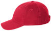 An image of a Custom Valucap Small Fit Bio Washed Dad's Cap in Red!