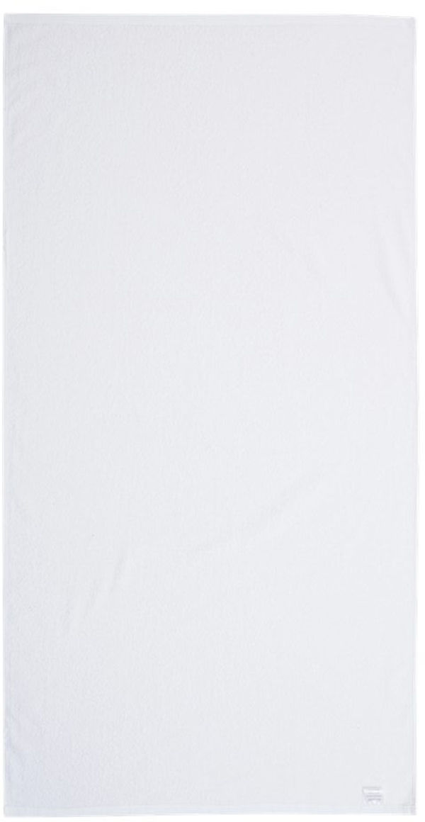 An image of a Custom Velour Beach Towel in White!