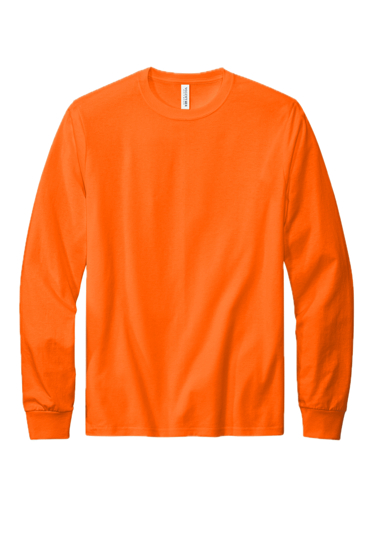 Volunteer Knitwear All American Long Sleeve Tee in Safety Orange